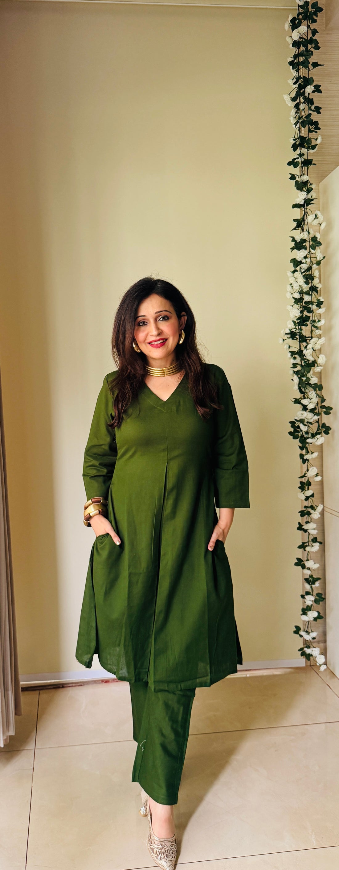 Lush Green Attire