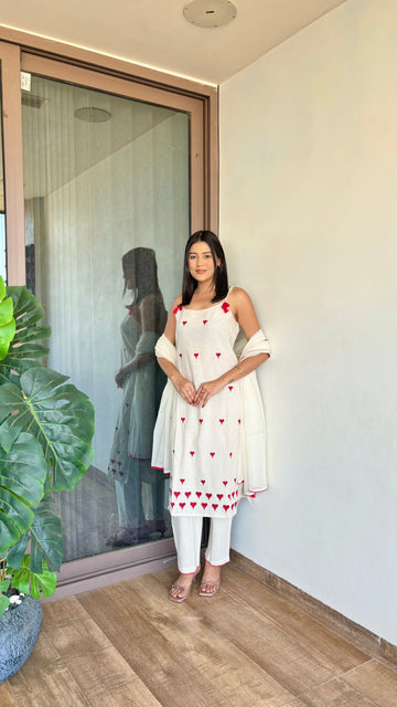 Handwoven Hearts Set