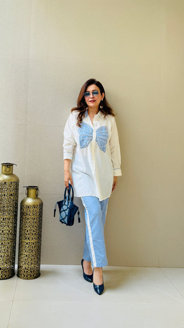 Butterfly Denim Co-Ord