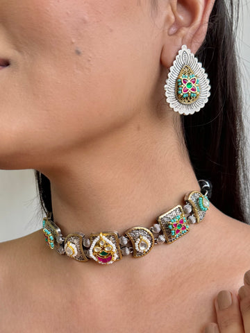 Jodha Choker | Necklace + Earrings
