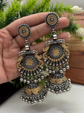 Ahlam Earrings | Light Weight Jhumke