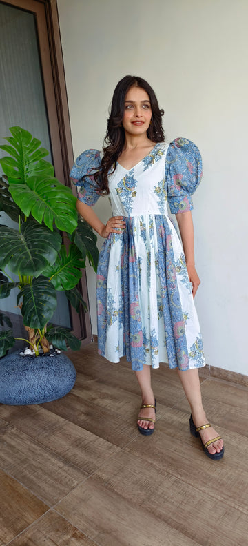 Chitra Cotton Midi Dress