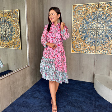 Vina Cotton Midi Dress