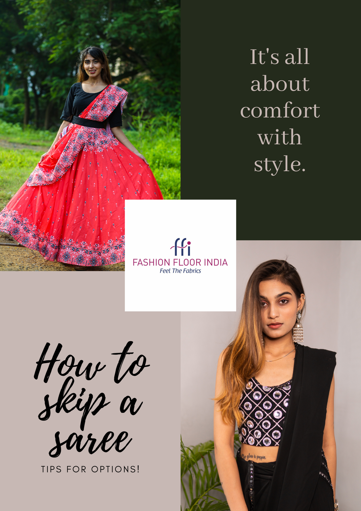 Can’t drape a saree, try these!