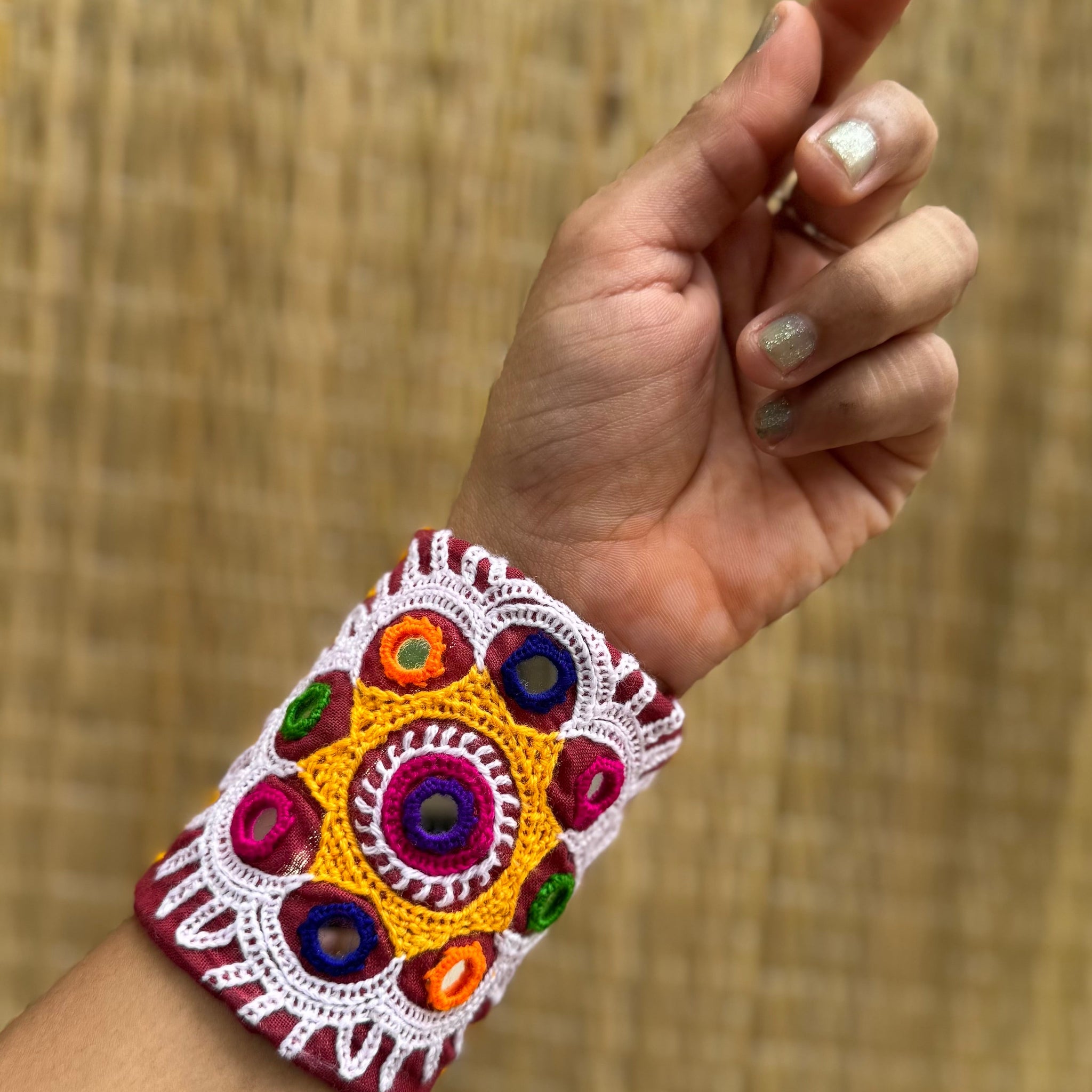 Darya Fabric Handcuff | Bracelet