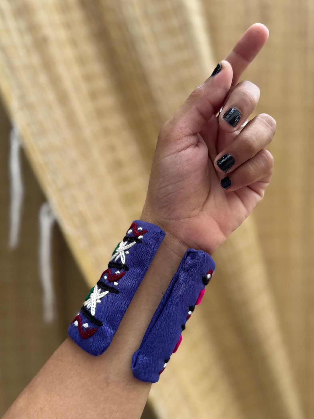 Ekarshi Fabric Handcuff | Bracelet