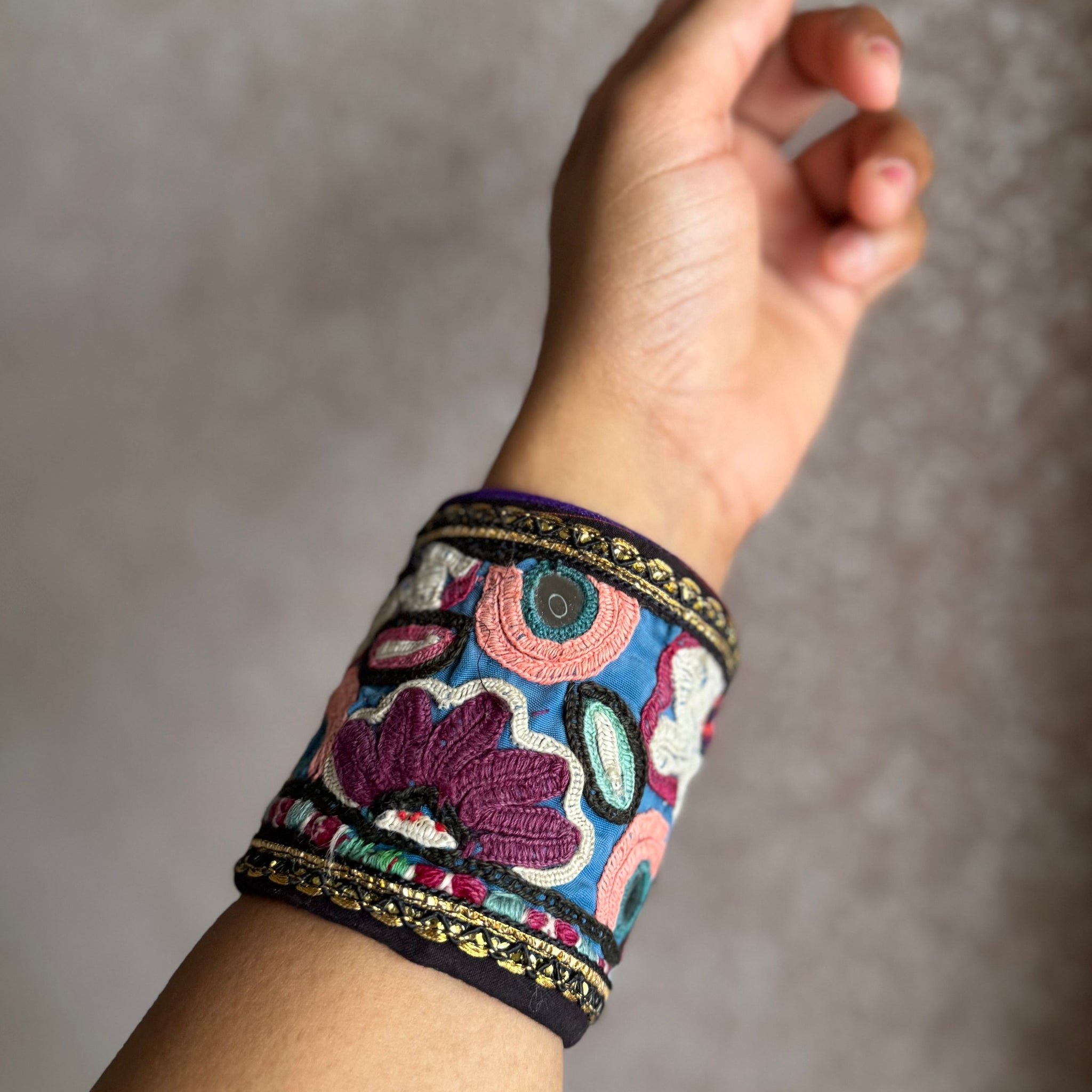 Lilliana Fabric Bracelet | Handcuff