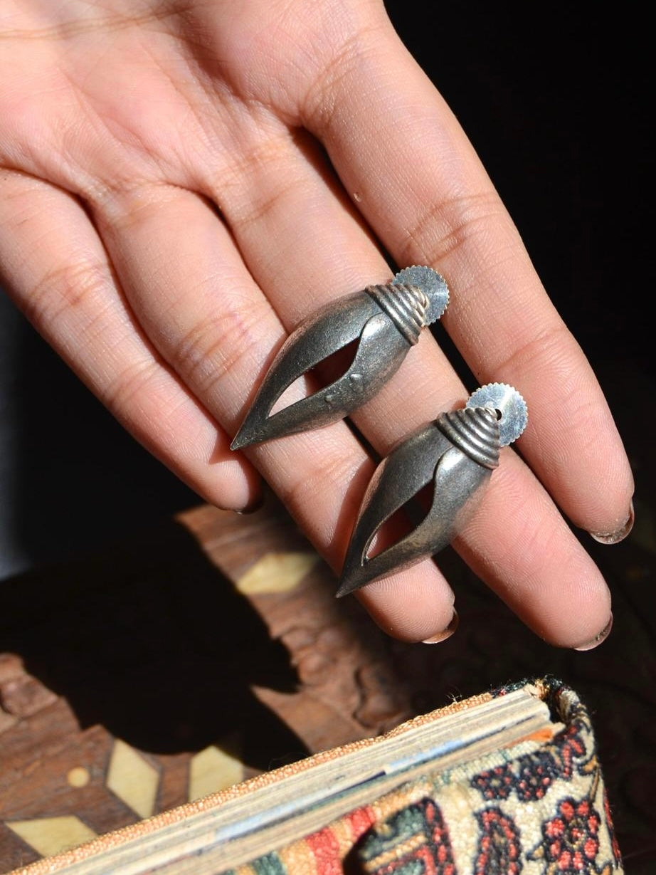 Shelly German Silver Earrings