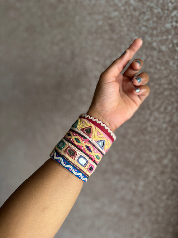 Renata Fabric Bracelet | Handcuff