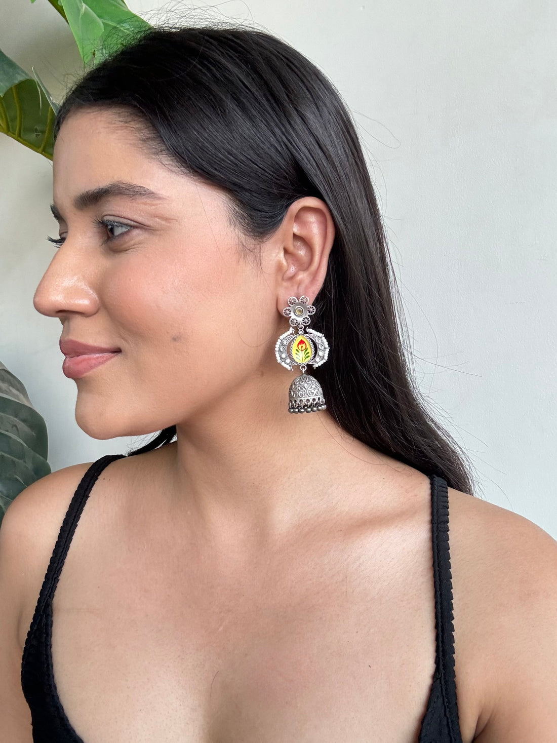 Griham German Silver Earrings