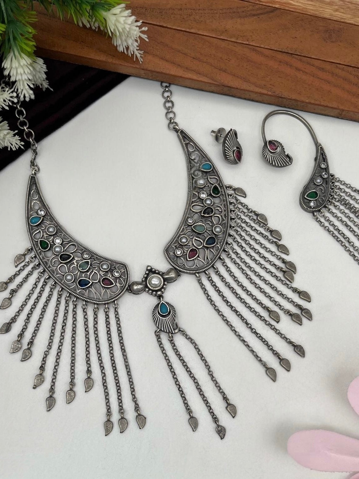 Maryam Necklace set | Necklace + Earrings