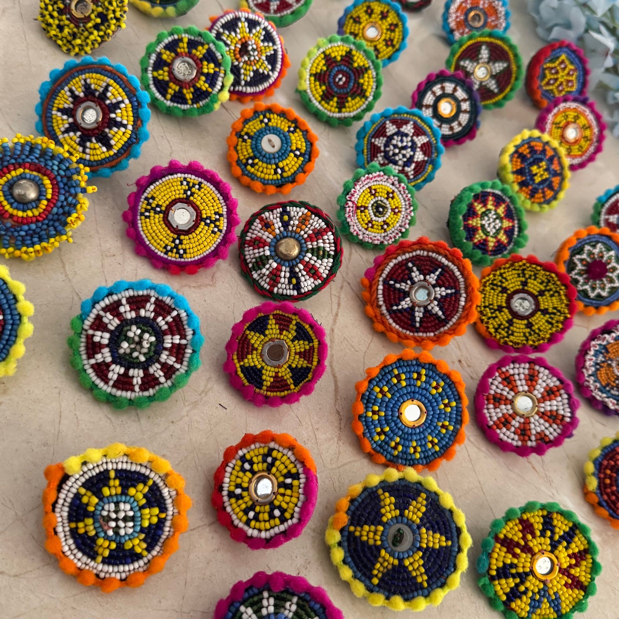 Jagdamba Beaded Rings
