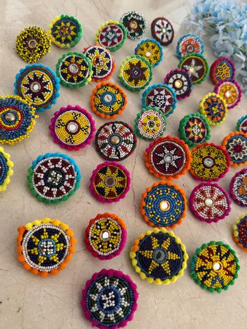 Jagdamba Beaded Rings