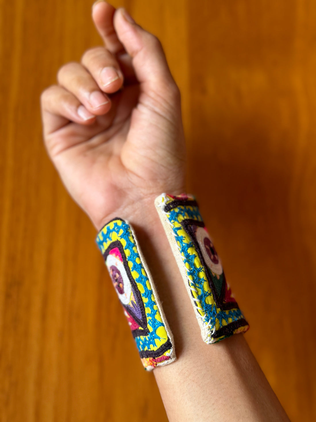 Antonella Fabric Bracelet | Handcuff