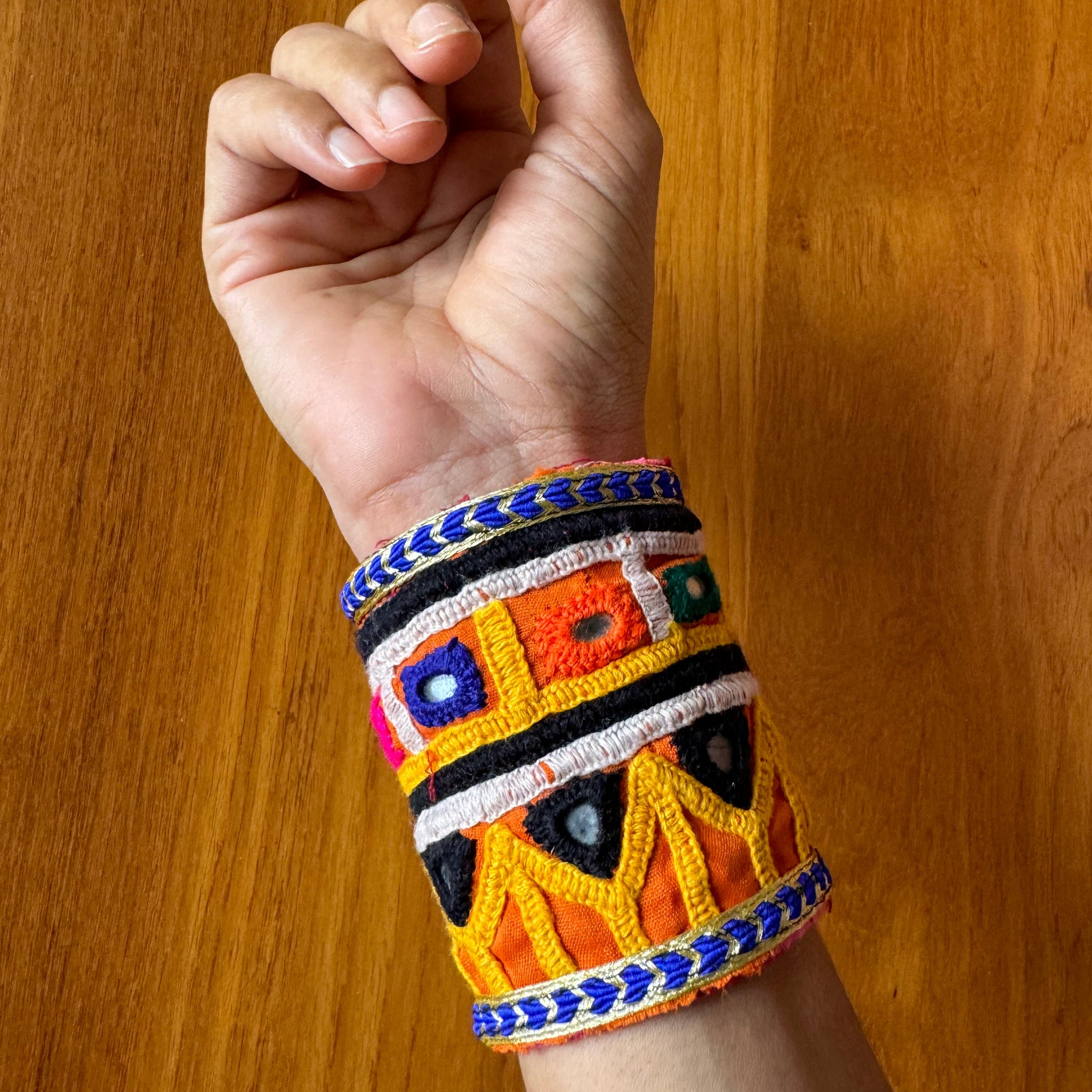 Carmen Fabric Bracelet | Handcuff