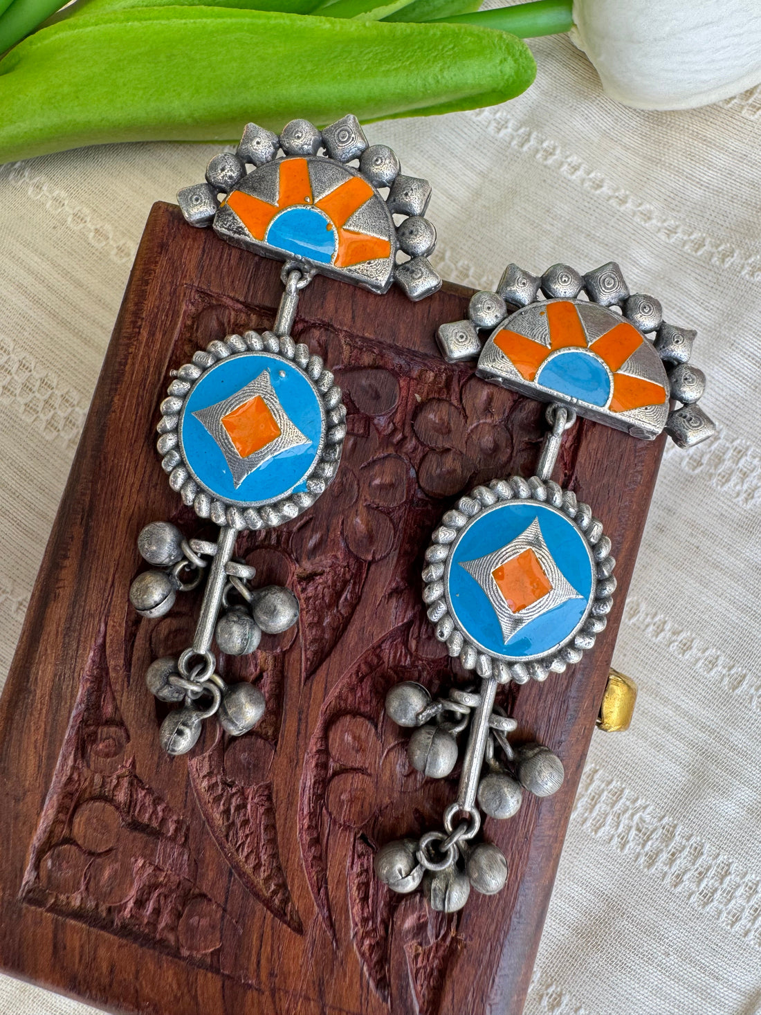 Kaya German Silver Earrings