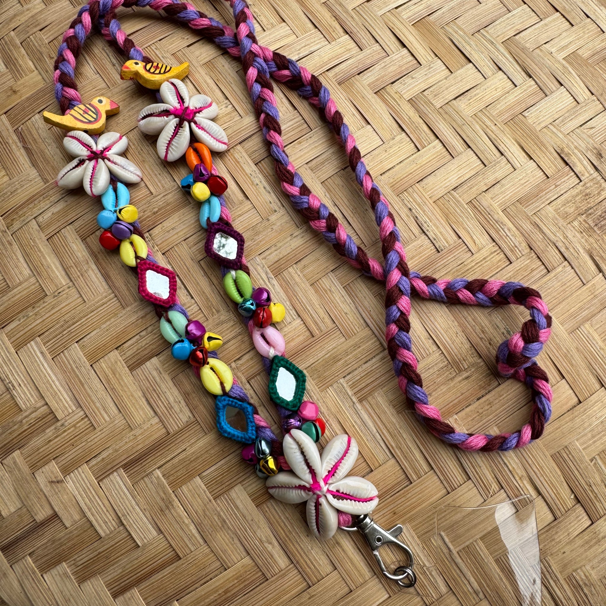 Noele Cross Body Chain | Mobile Hanging String | Lanyard