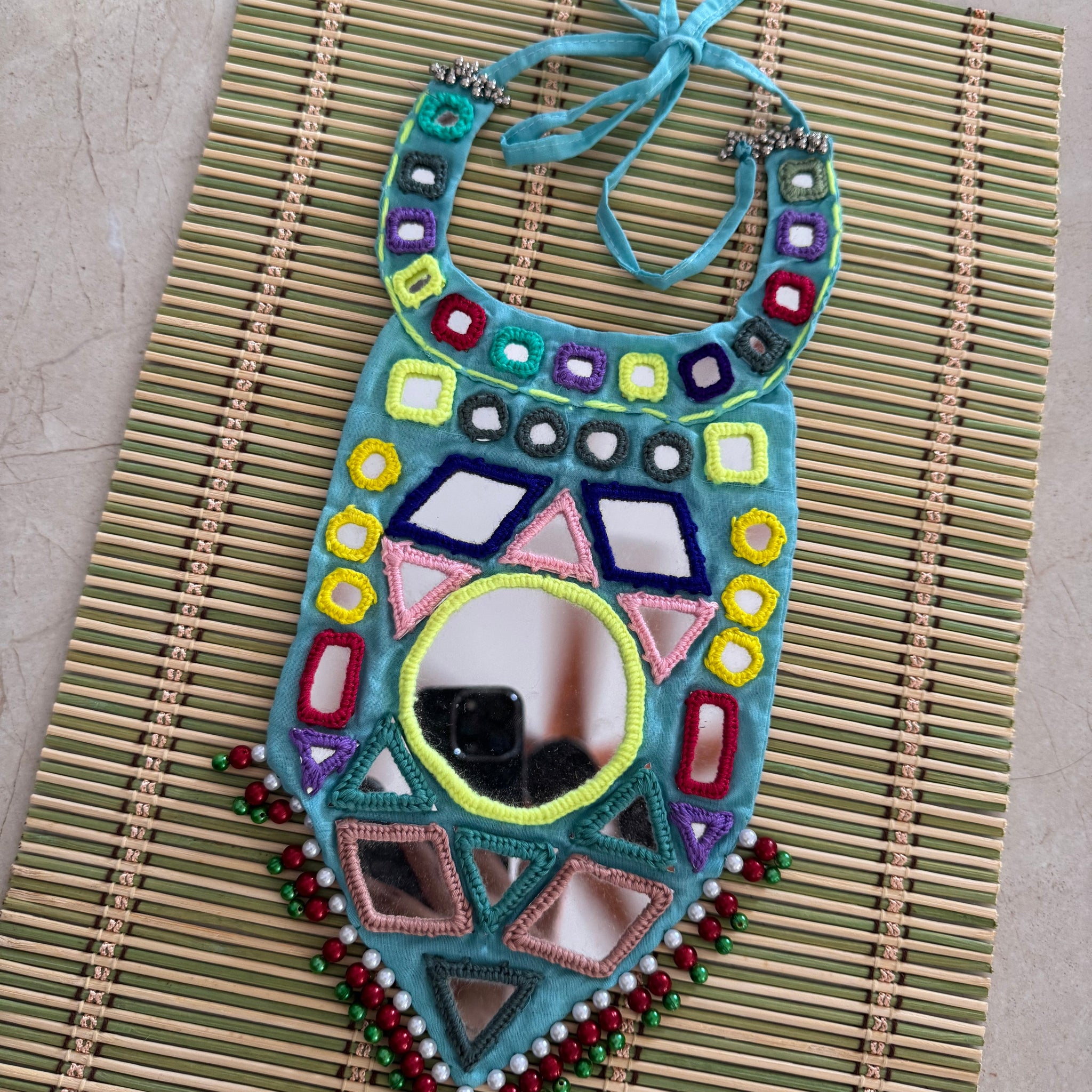 Brahmacharini Mirrorwork Necklace