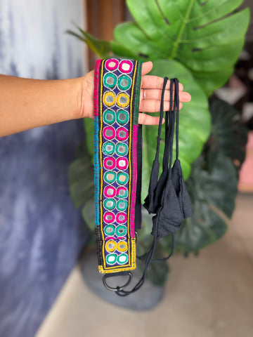 Darika Fabric Waist Belt |Banjara Kamar Bandh
