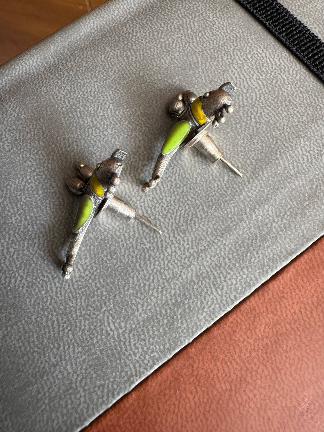 Sangita German Silver Earrings