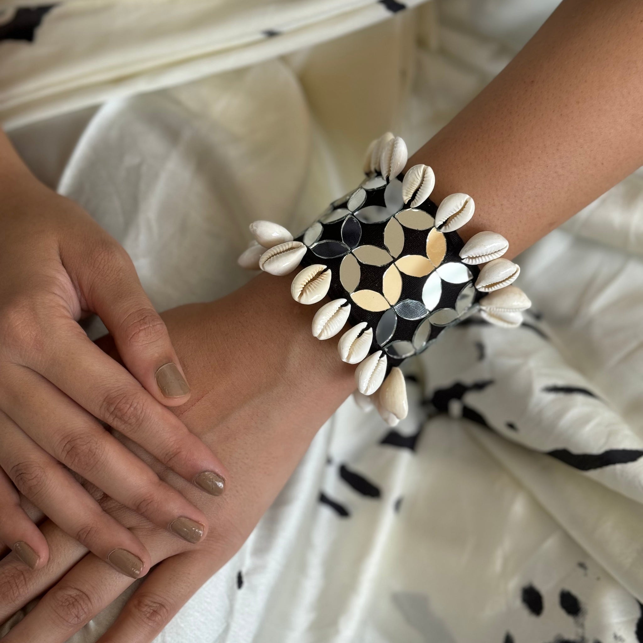 Gayatri Fabric Bracelet | Handcuff