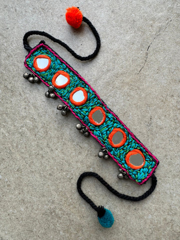 Elina Fabric Anklet | Bajubadh