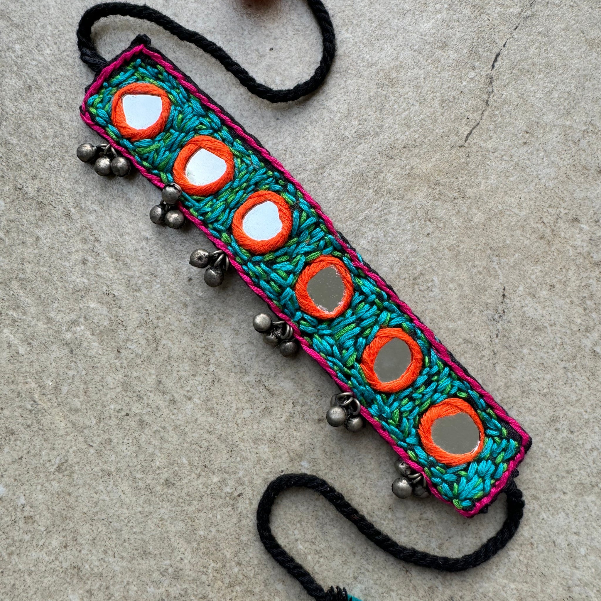 Elina Fabric Anklet | Bajubadh