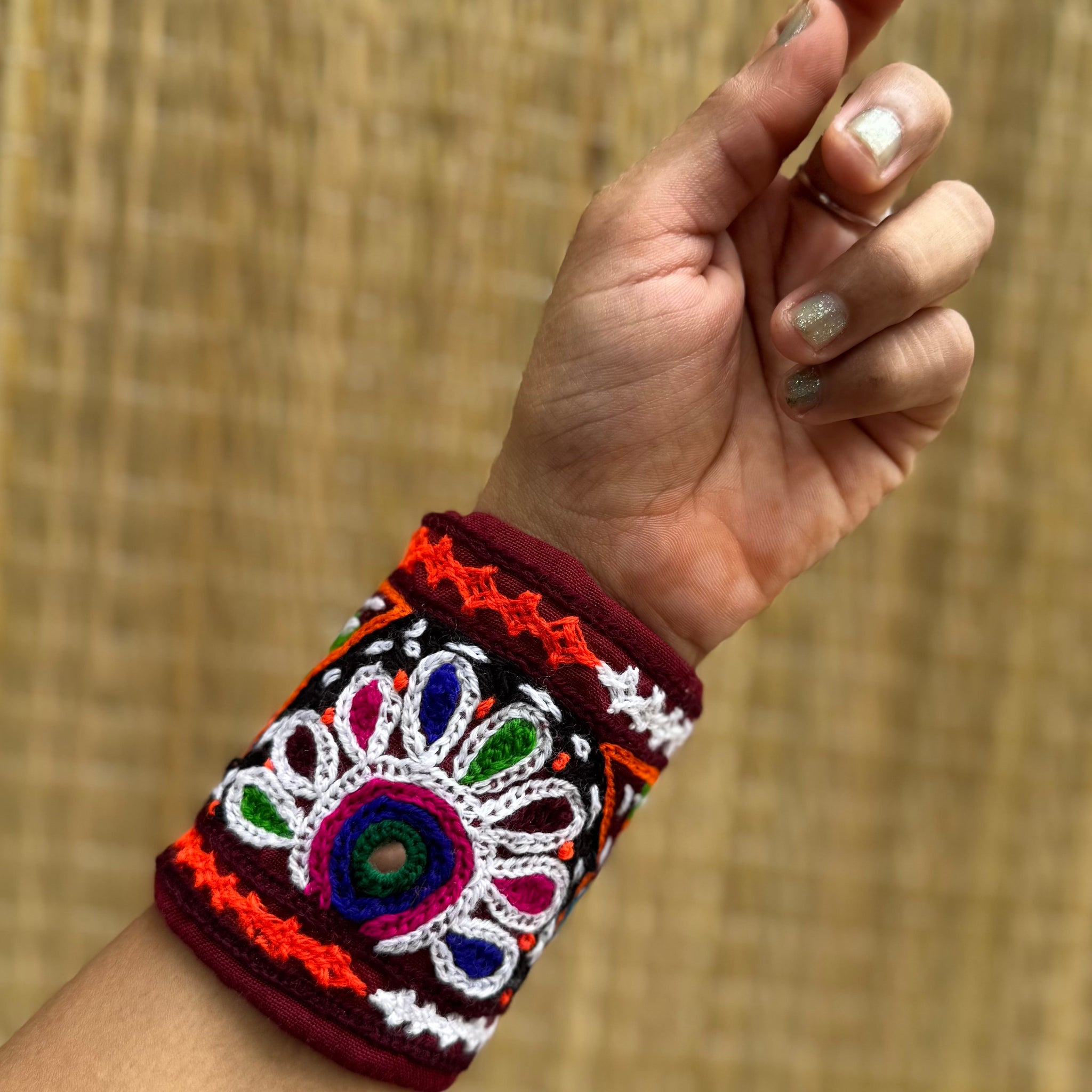 Svetlana Fabric Handcuff | Bracelet