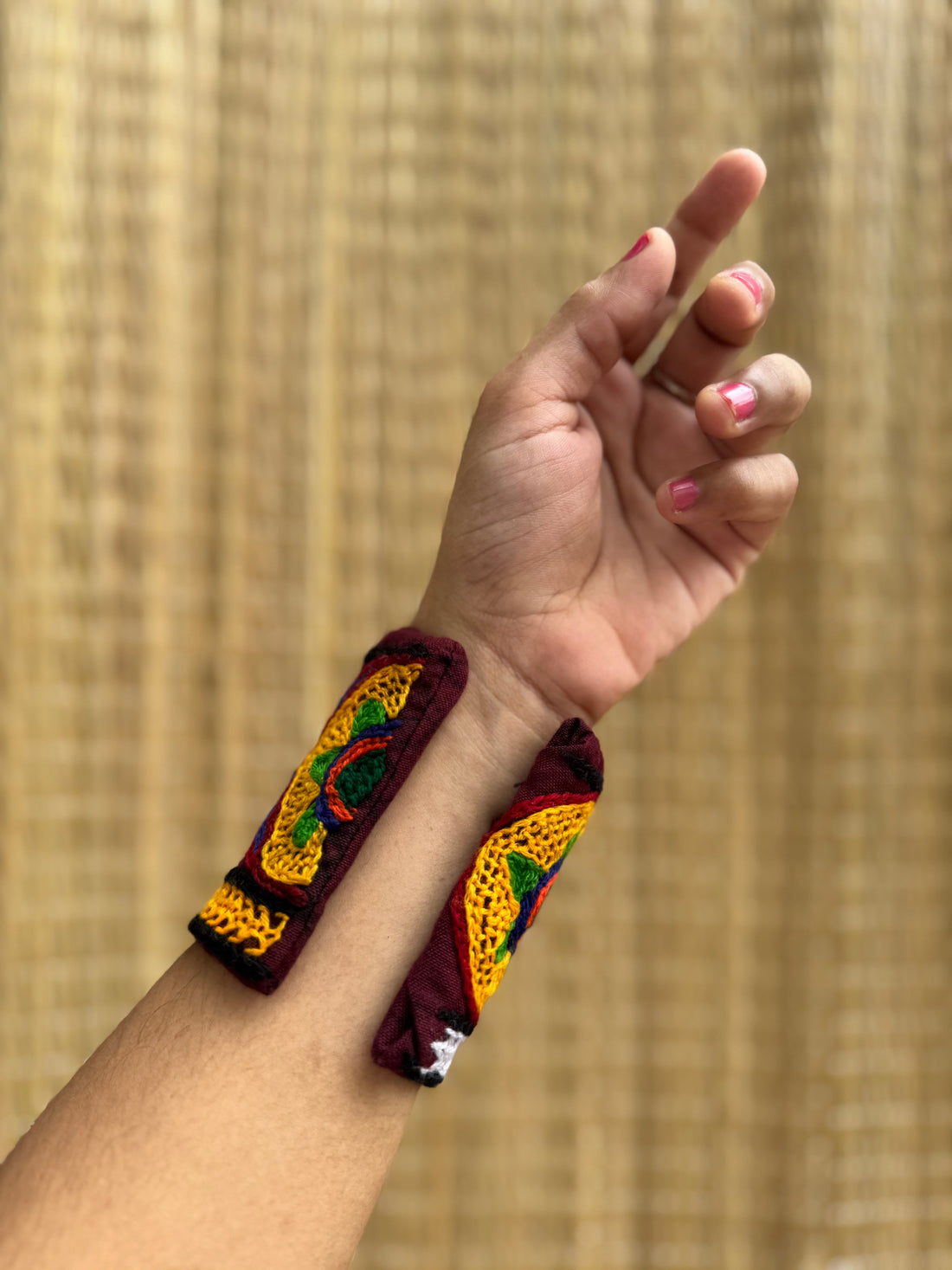 Catriona Kutchi Fabric Handcuffs| Set of 2 Kada