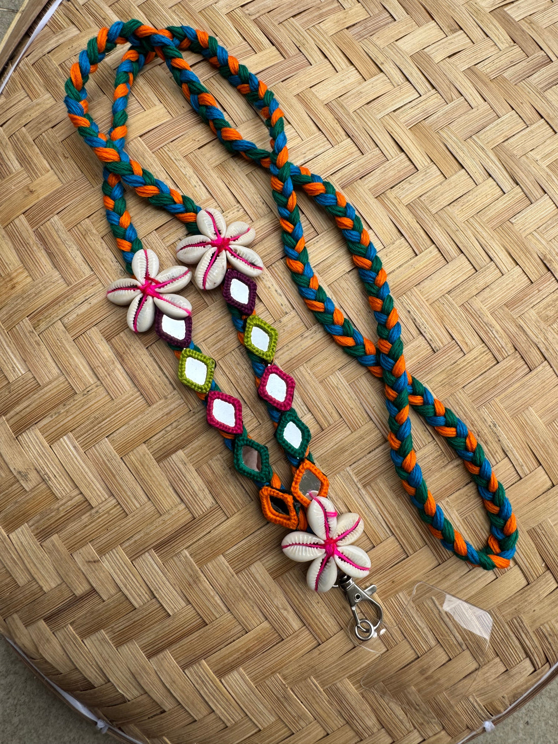 Coralie Cross Body Chain | Mobile Hanging String | Lanyard