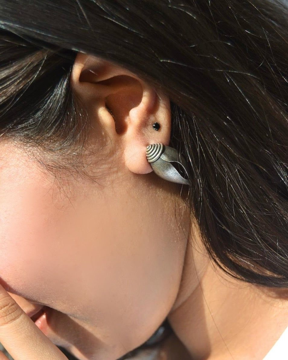 Shelly German Silver Earrings