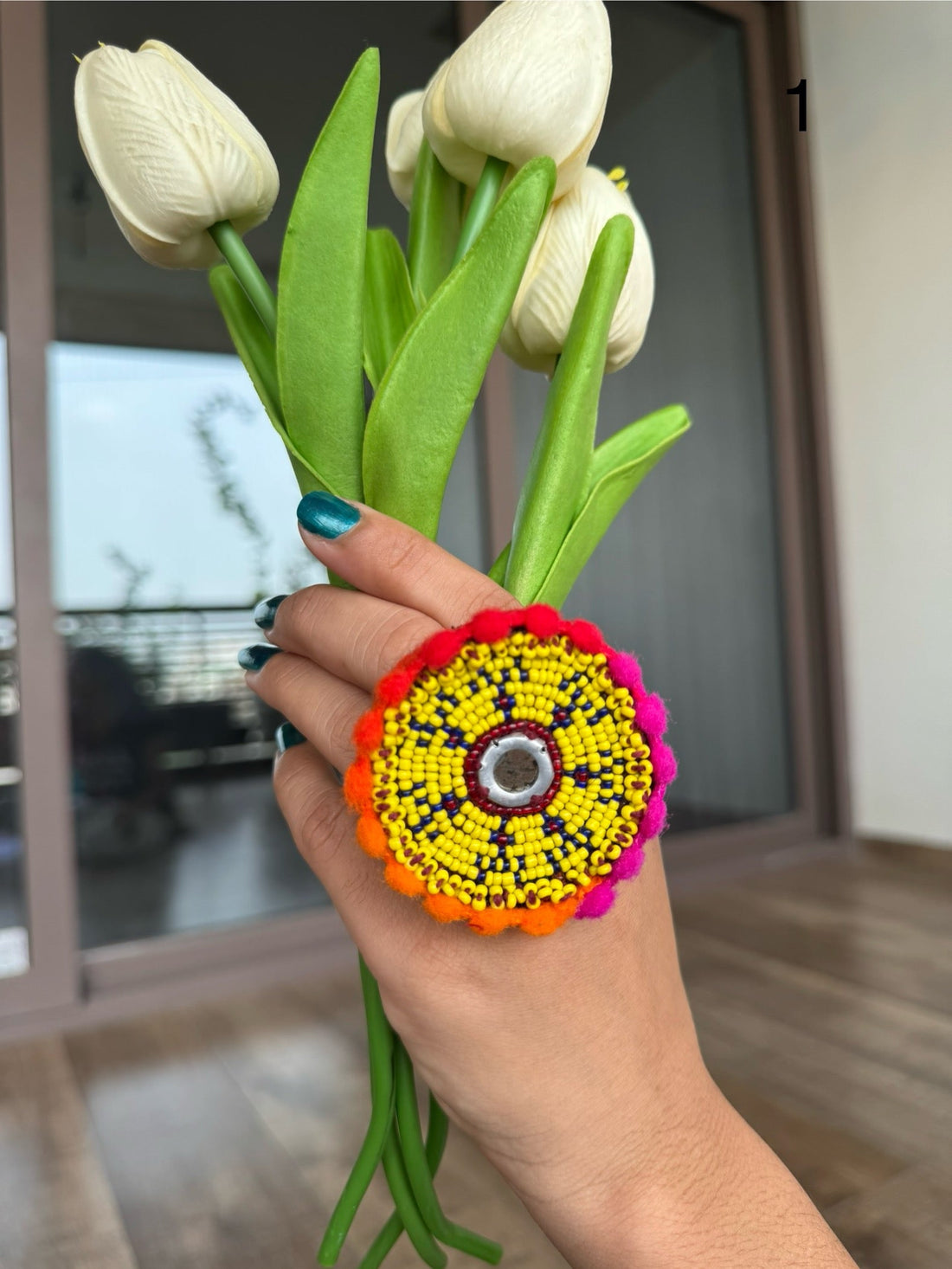 Jagdamba Beaded Rings