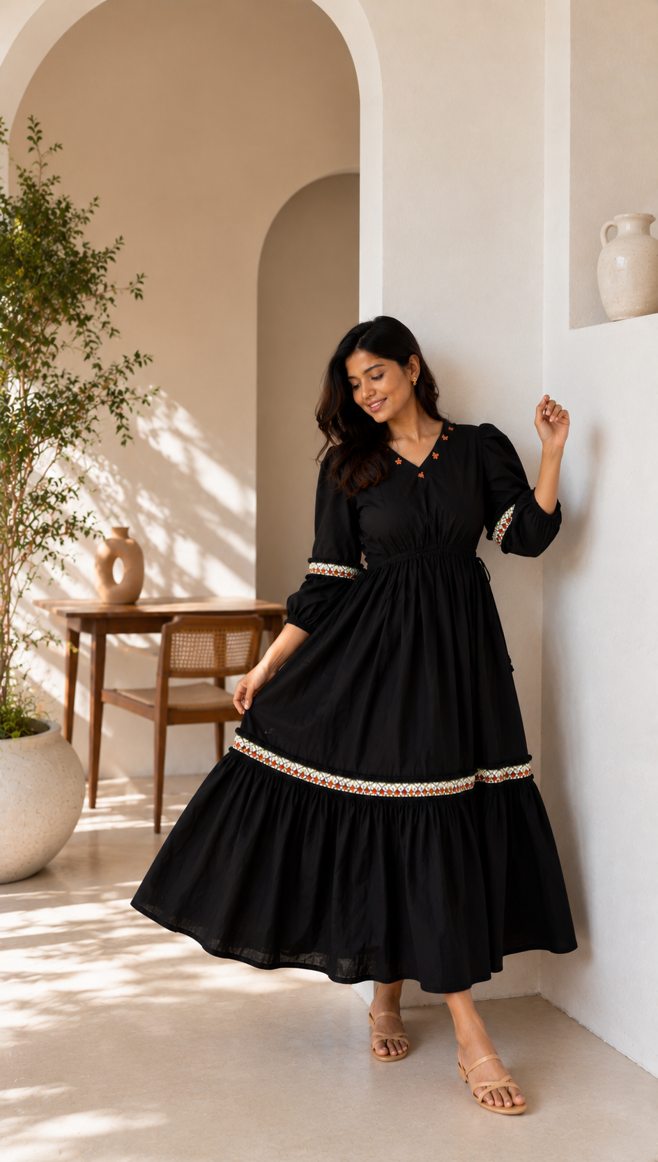 Black Bloom Elegance