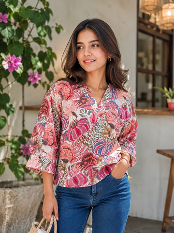 Flora Mist Top (Only Top)