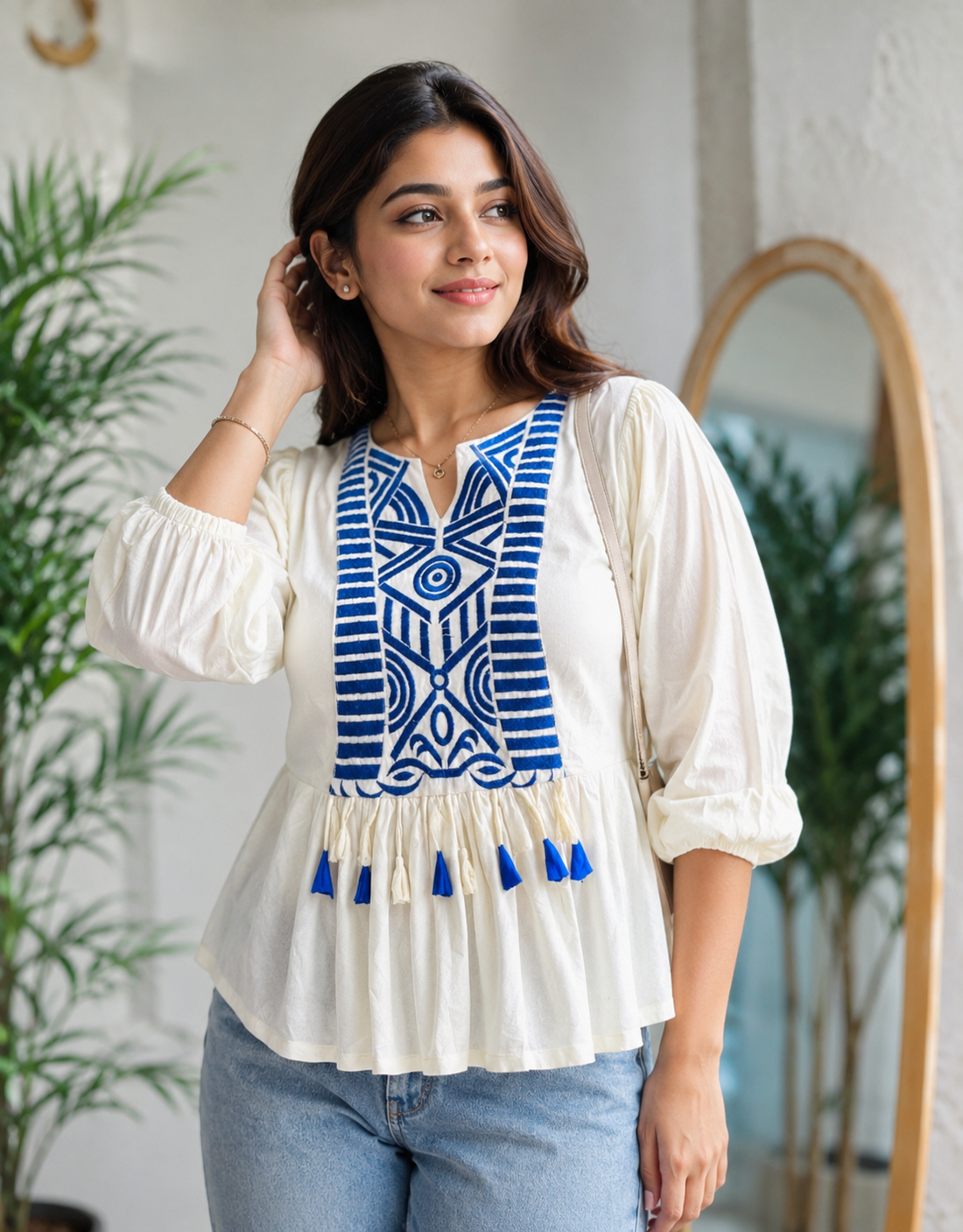 Blue Ethnic Breeze