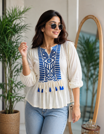 Blue Ethnic Breeze