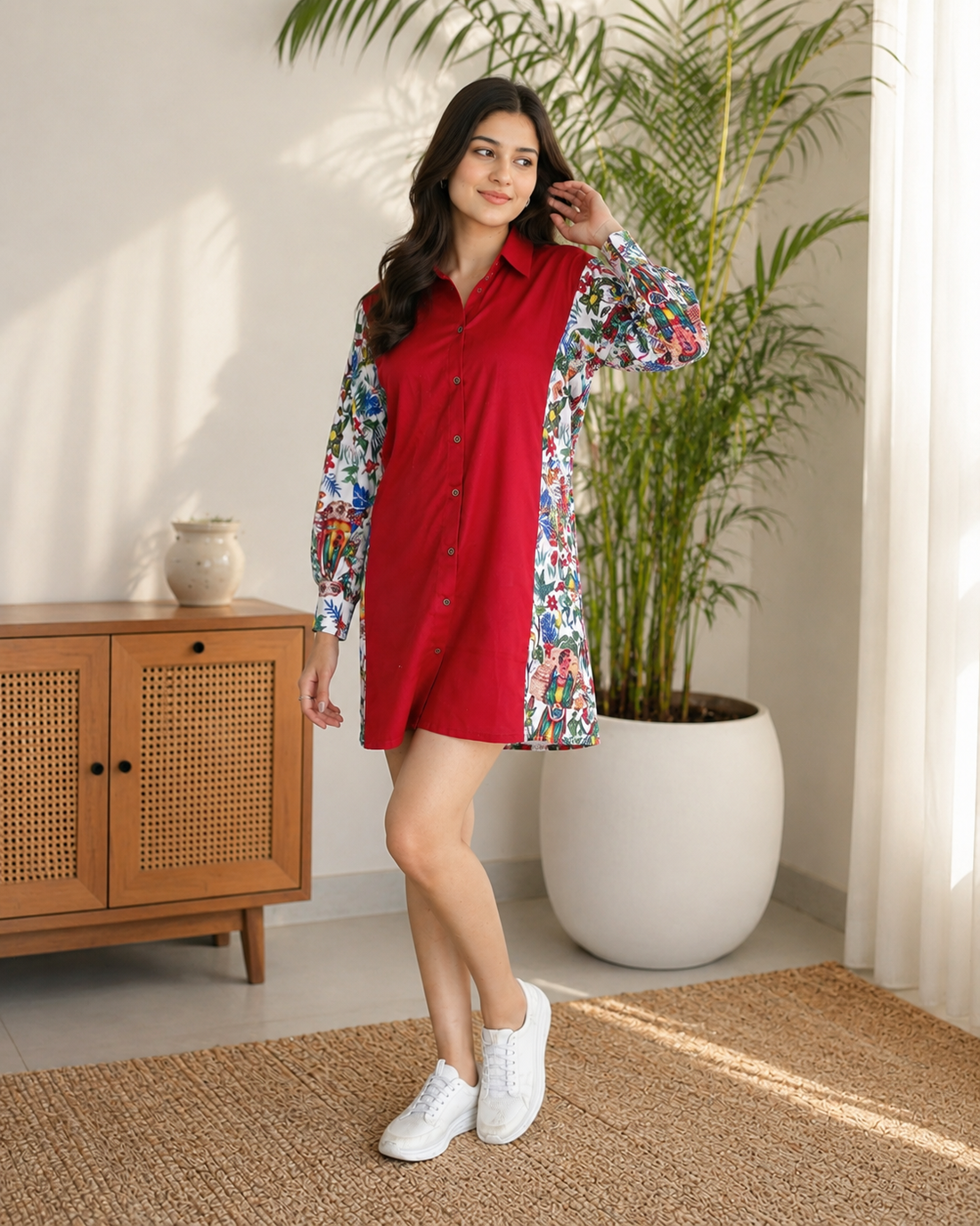 Portrait Threads Top