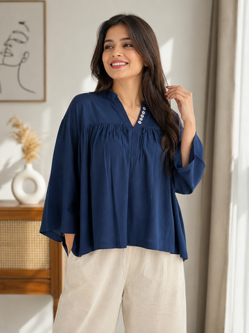 Sapphire Soft Rayon Top