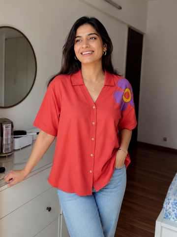Gulnaar Applique Top