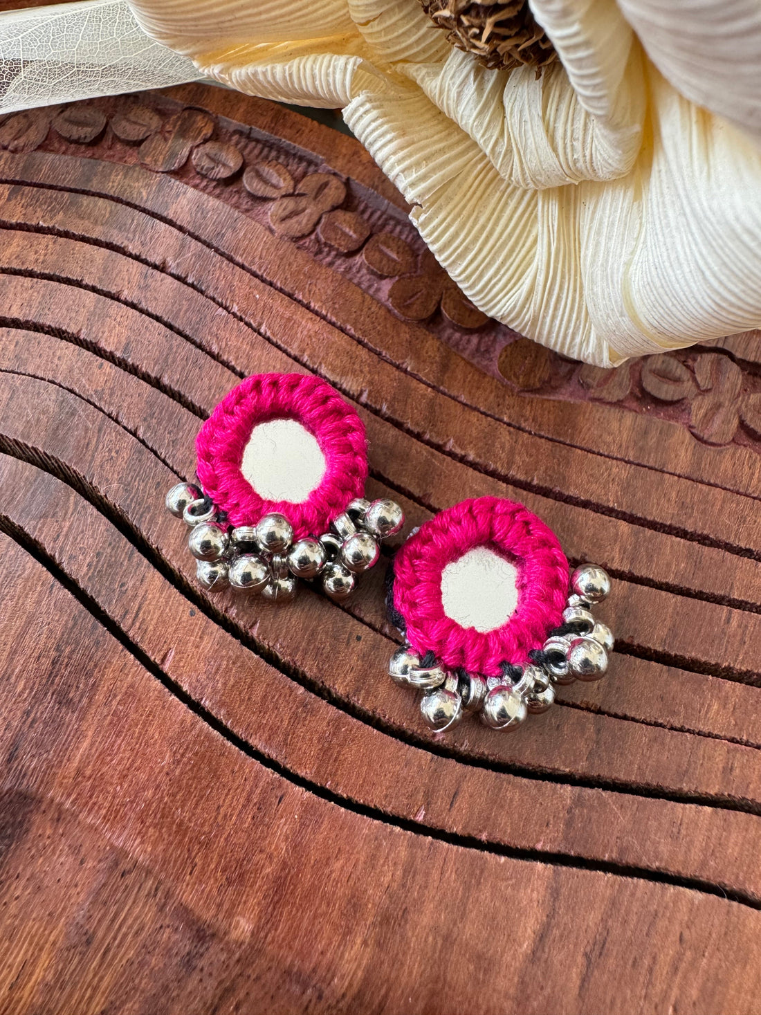 Shivai Mirrorwork Fabric Choker | Necklace