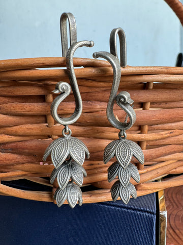 Meena German Silver Earcuffs