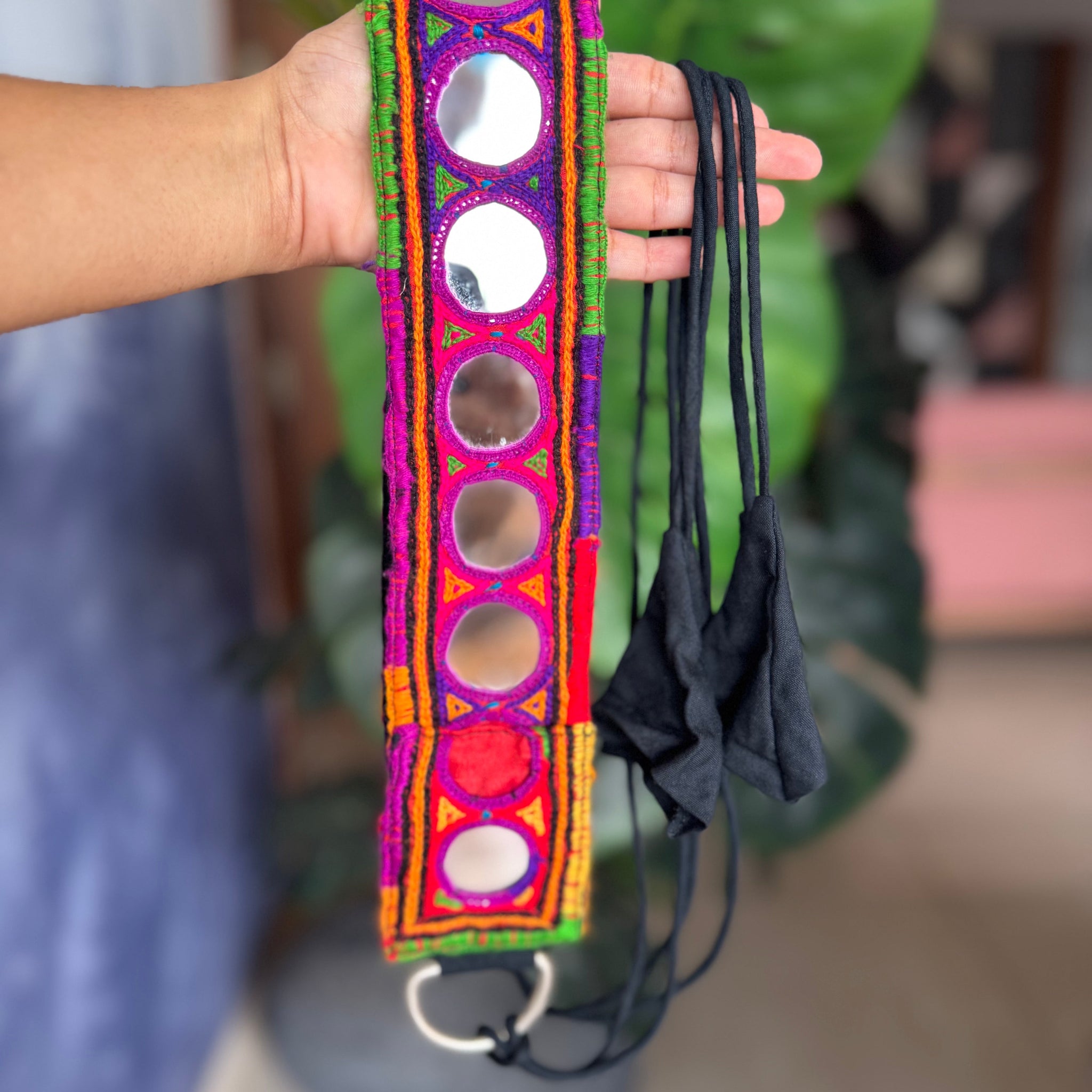 Chitra Fabric Waist Belt |Banjara Kamar Bandh
