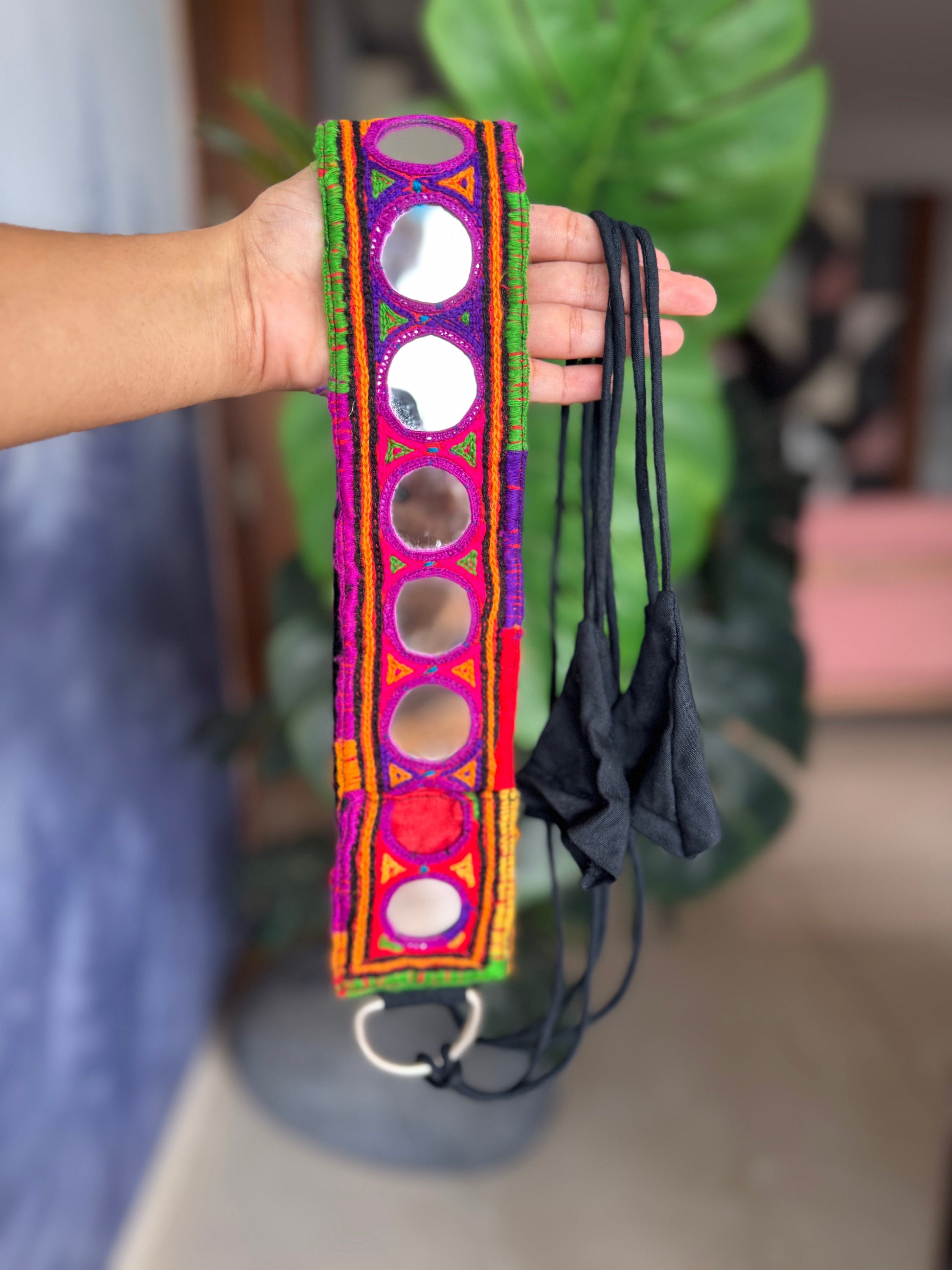 Chitra Fabric Waist Belt |Banjara Kamar Bandh1