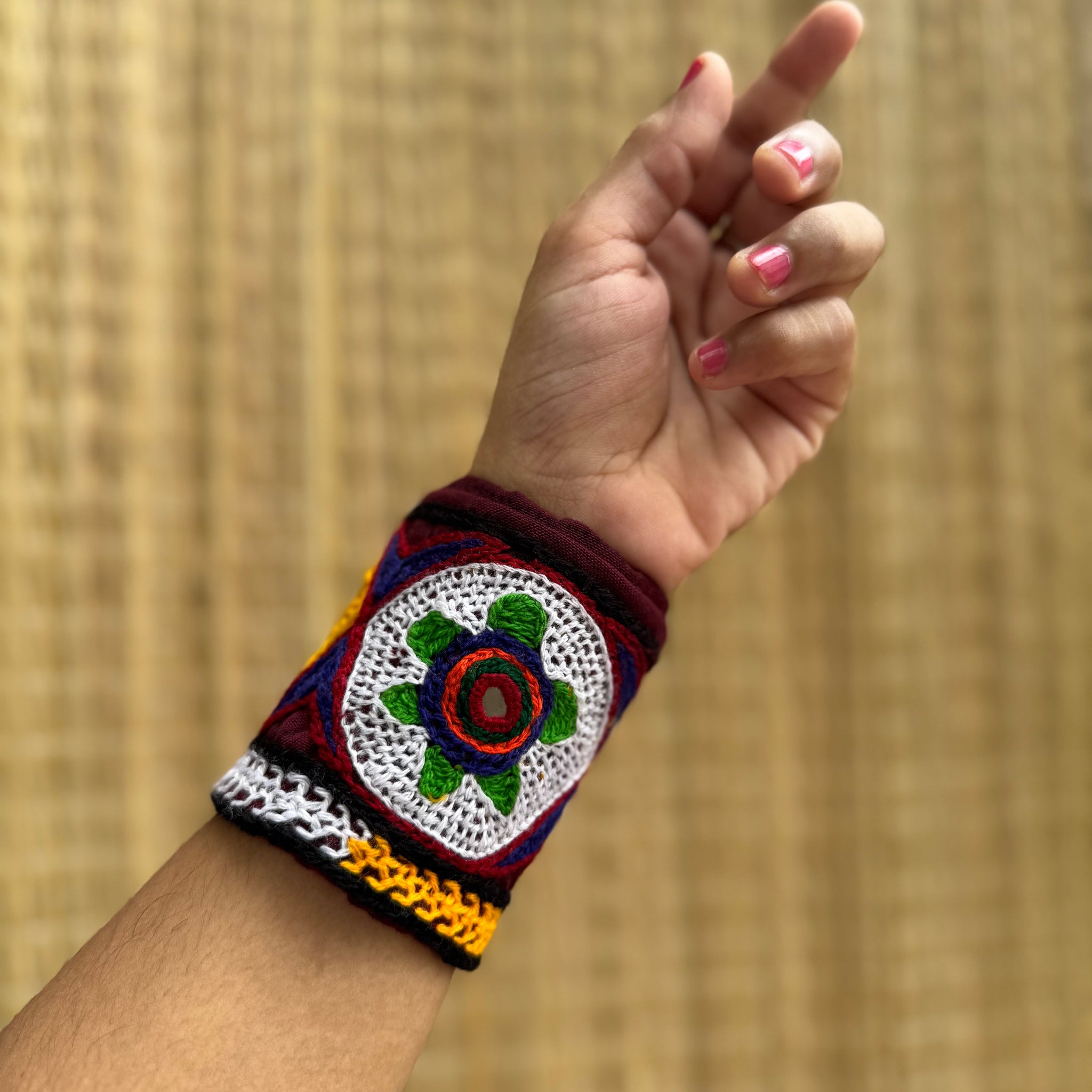 Catriona Kutchi Fabric Handcuffs| Set of 2 Kada