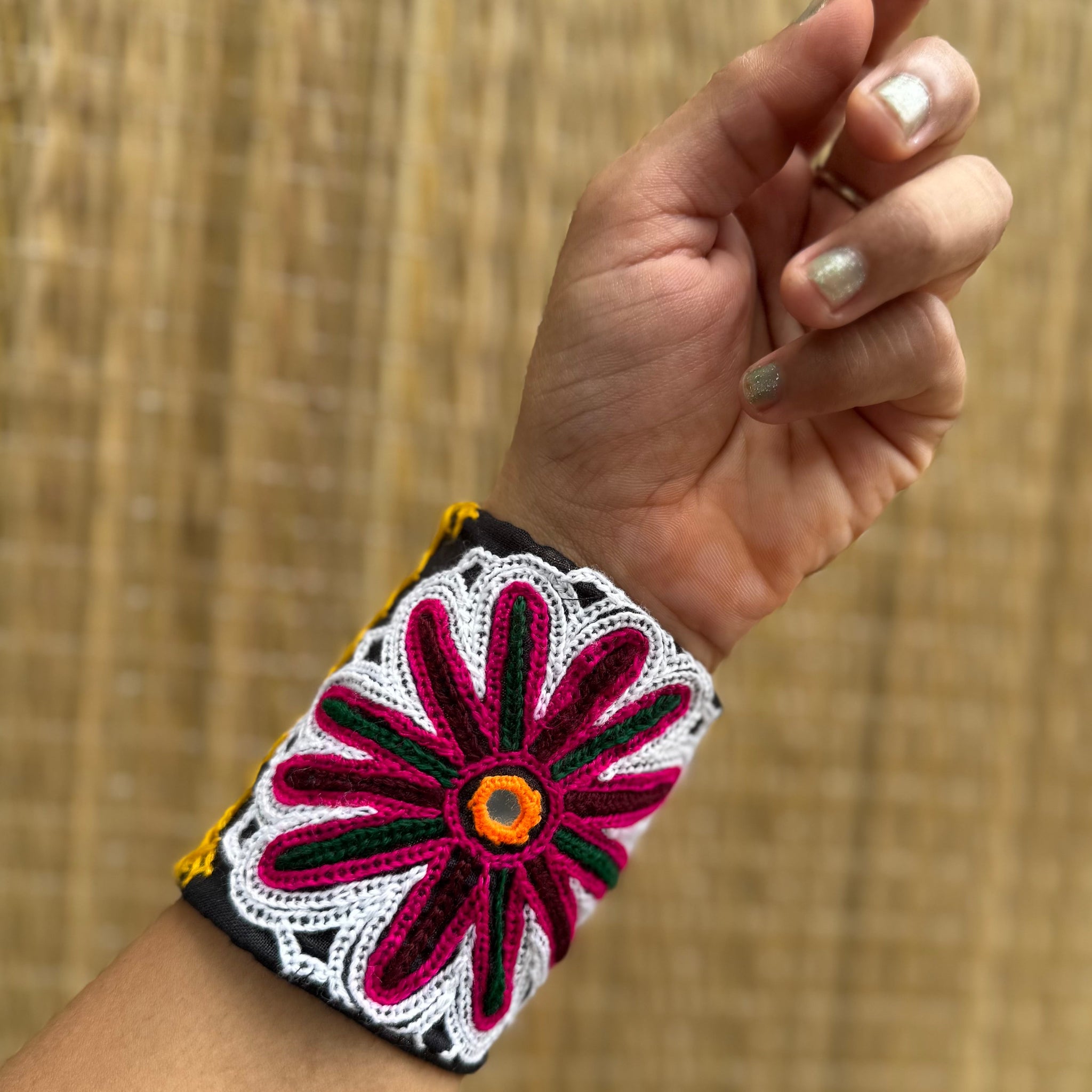 Polina Fabric Handcuff | Bracelet