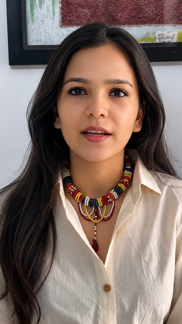 Valeria Beadwork Necklace
