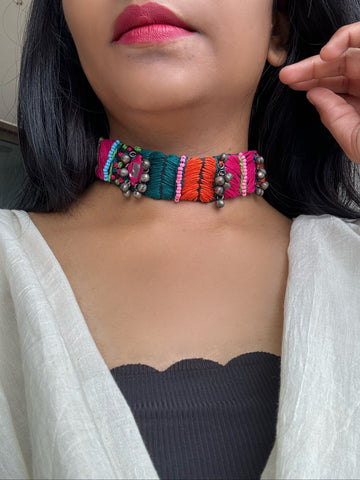 Nisha Fabric Choker | Necklace