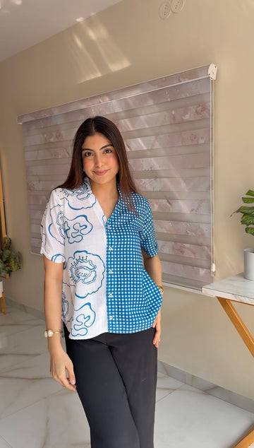 Check & Bloom Shirt