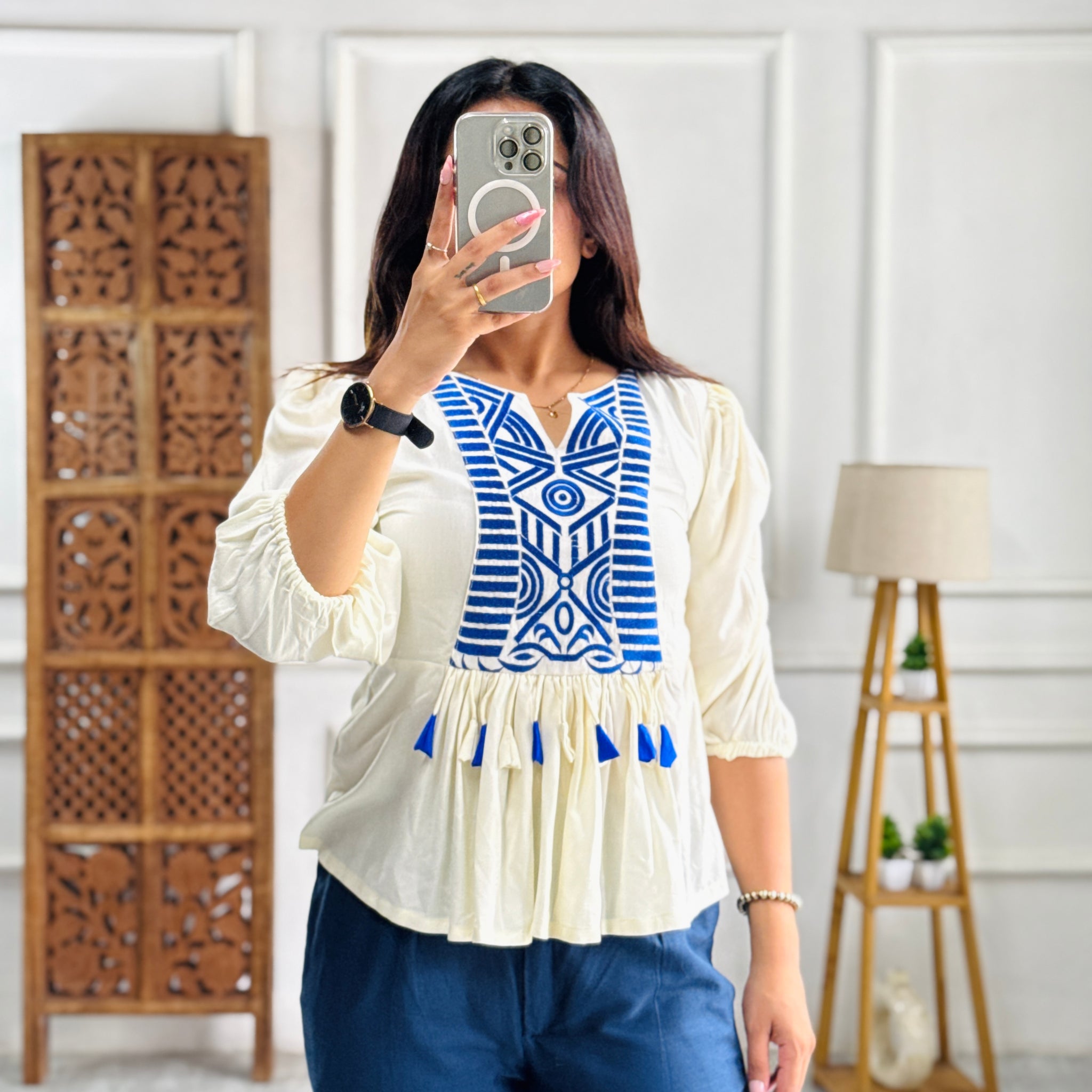 Blue Ethnic Breeze