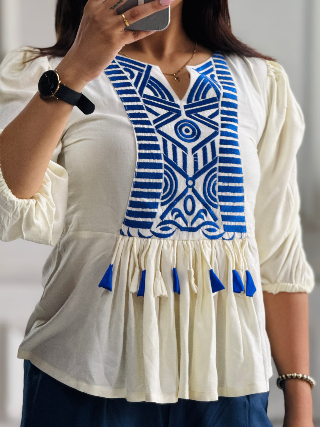 Blue Ethnic Breeze
